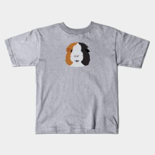 Orange, White, and Black Guinea Pig Kids T-Shirt